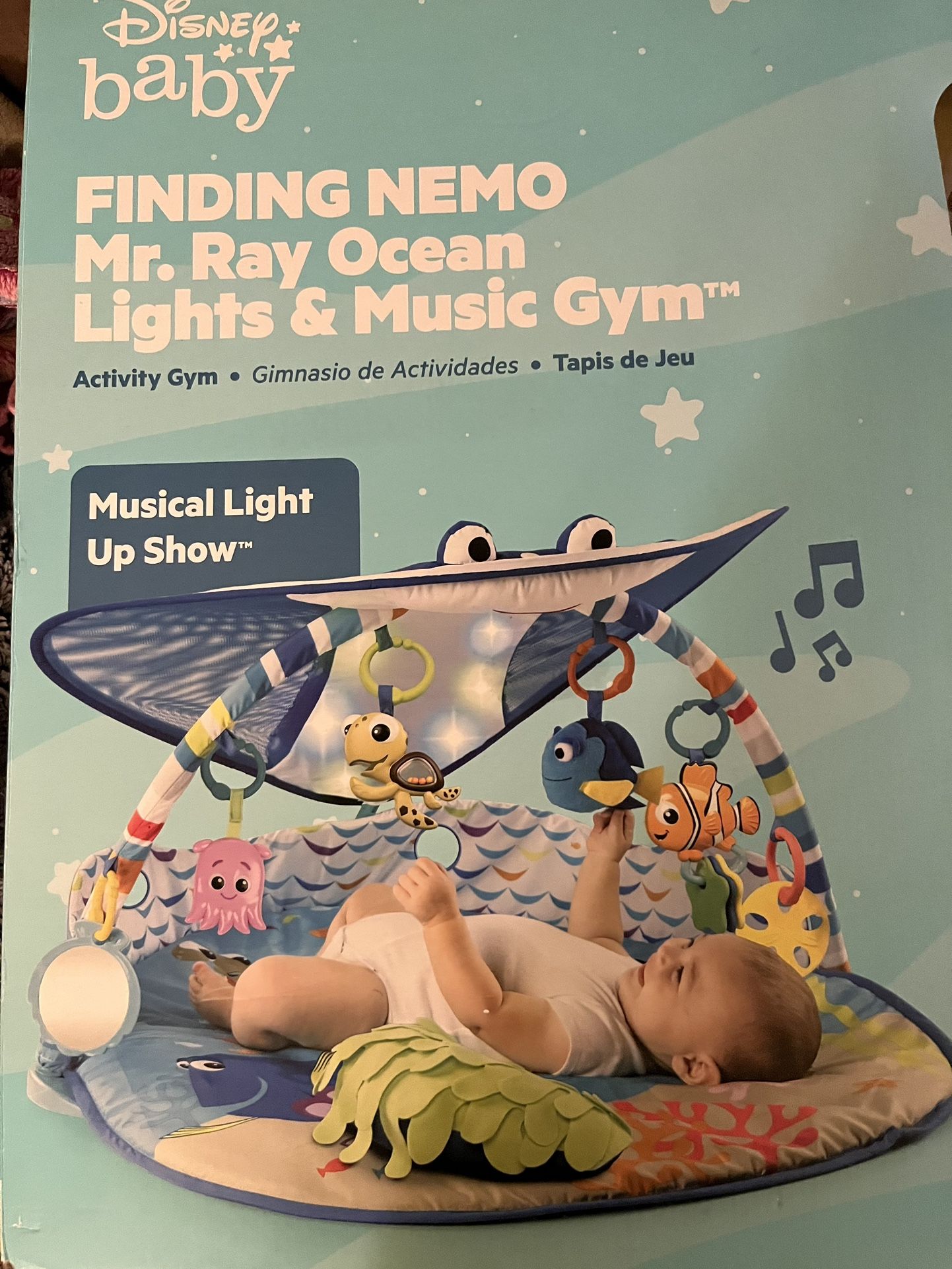 Disney Finding Nemo Mr. Ray Ocean Lights & Music Gym