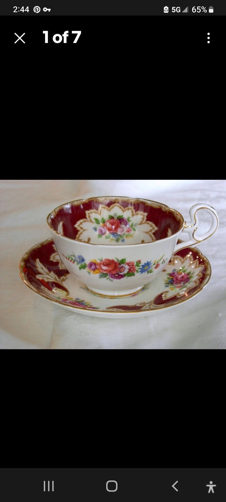 Royal Grafton Bone China Teacup & Saucer