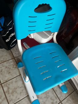 Blue Kids Adjustable Study Chair