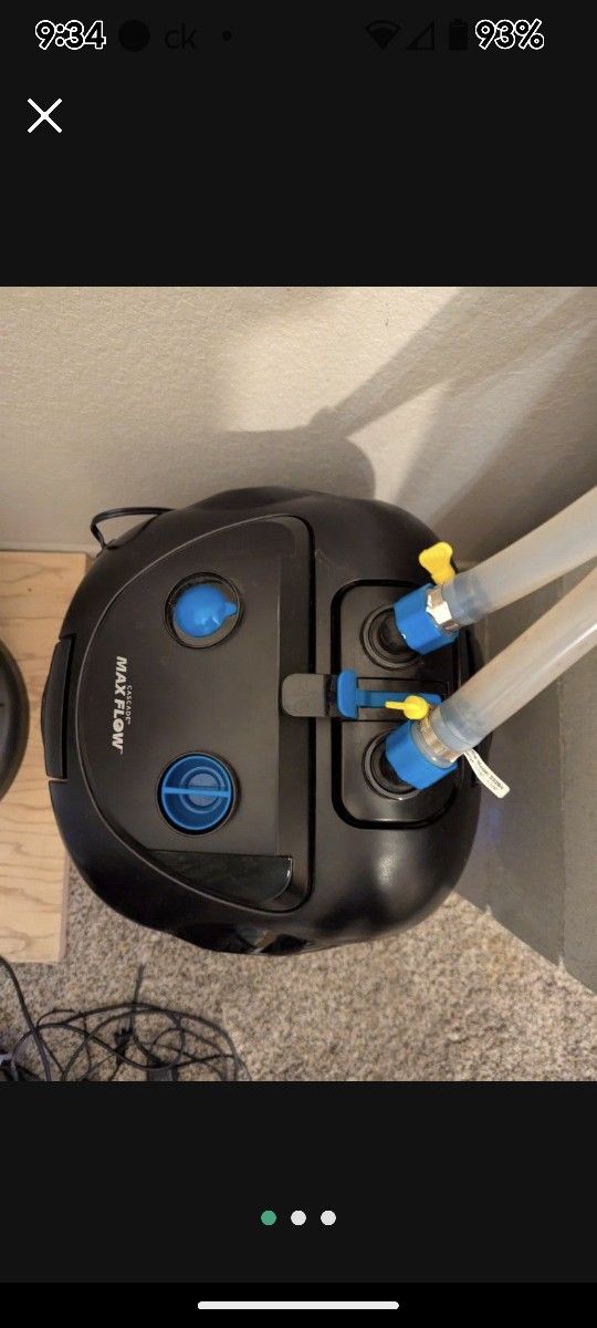 Cascade Max Flow 800 Gph Canister Aquarium Filter