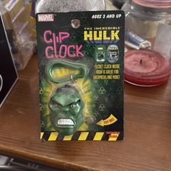 Marvel Clip Clock Spider Man Green Goblin 2002 Tek Time