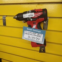 Milwaukee Drill With 2 Batteries And Charger 