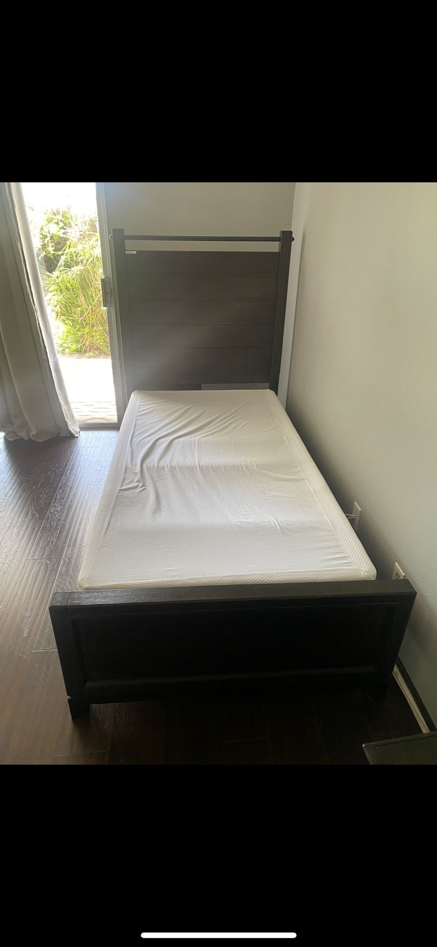 Wood Twin Bed Frame And Boxspring