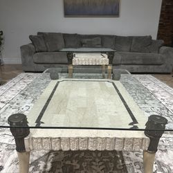 one center Coffee Table And Two Corner Tables