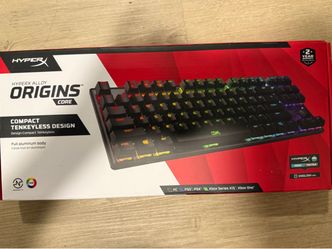 HyperX Alloy Origins Core Gaming Keyboard – Brand New