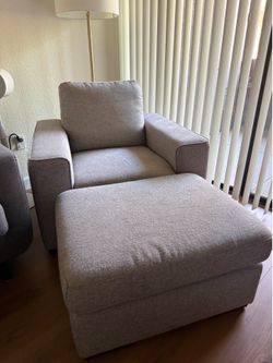 Chair & Ottoman
