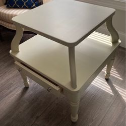 Square side table