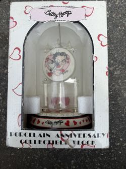 Betty Boop Porcelain Collectible clock
