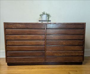 Mid Century Modern Sligh Cross Country Low Boy Dresser