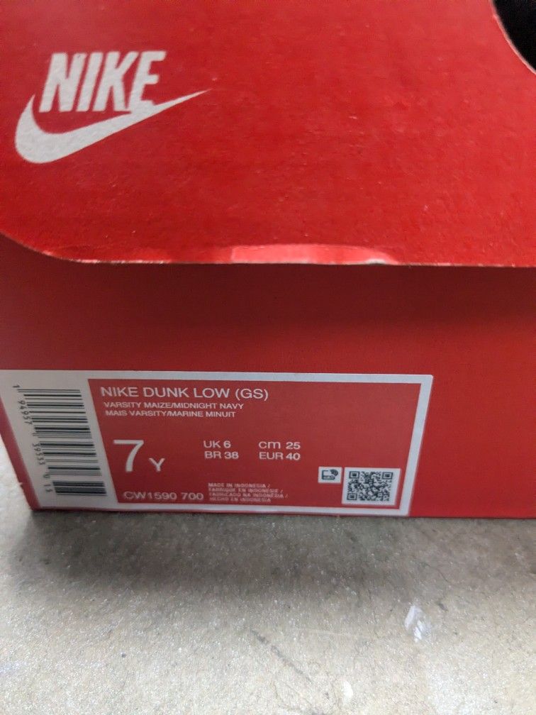 Nike Dunk Low Michigans Size 7