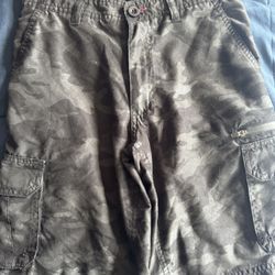 Burnside Kids Camo Cargo Shorts