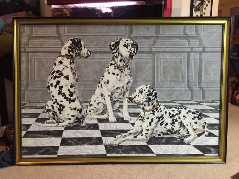 Anderson Oil Painting "Dalmatians"
