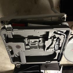 Emergency car kit with cables and light and tools