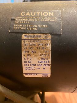 Westinghouse Industrial Grinder