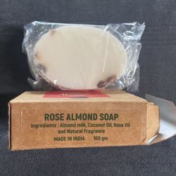 Handmade Rose Almond Soap