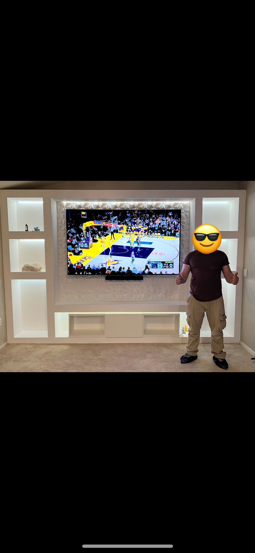 Awesome TV Accent Wall