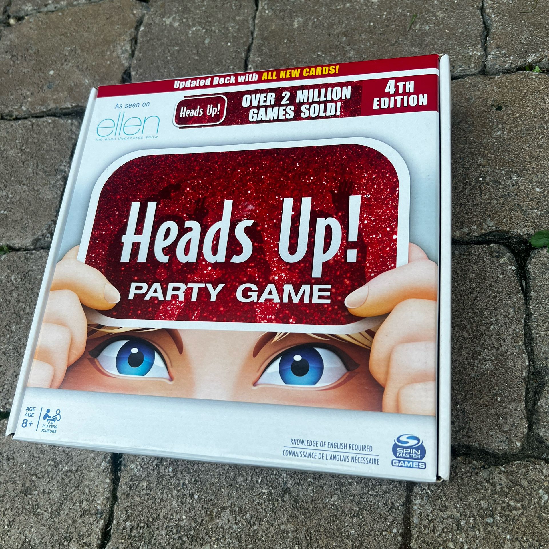 Heads Up Ellen Board Party Game
