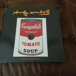 550 Andy Warhol Puzzle New