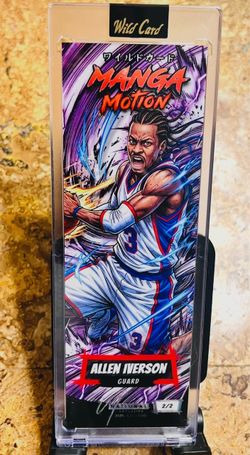 Allen Iverson 2/2 jumbo manga wild card