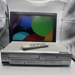 Sanyo DVW-7200 DVD Player & 4-Head Hi-Fi VCR W/Remote (Tested Working)