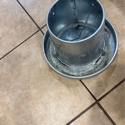 Chicken feeder metal