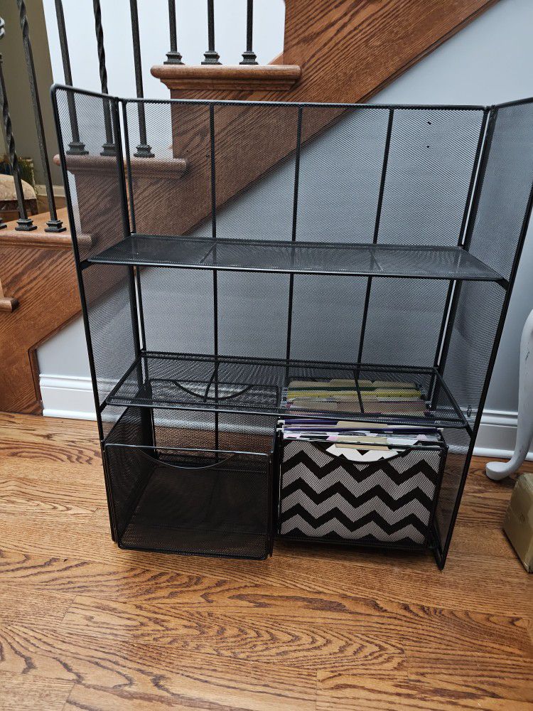 Open File Cabinet With Shelves