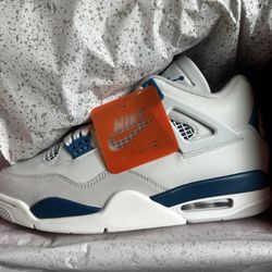 JORDAN RETRO 4 MILITARY BLUE 