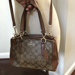 Monogram Coach Crossbody Bag