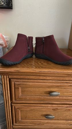 Color Burgundy Talla 8 doble zipper