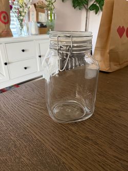 2 liter glass jar