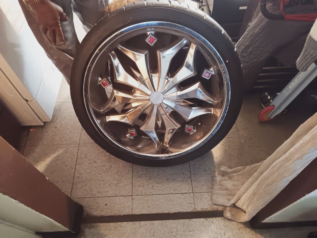 22 Inch Rims And Tires For Dodge Charger Or Truck