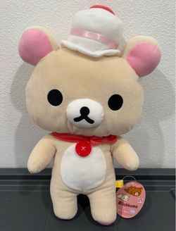 Authentic SanX Rilakkuma Korillakuma Cake Hat XL Plush RARE