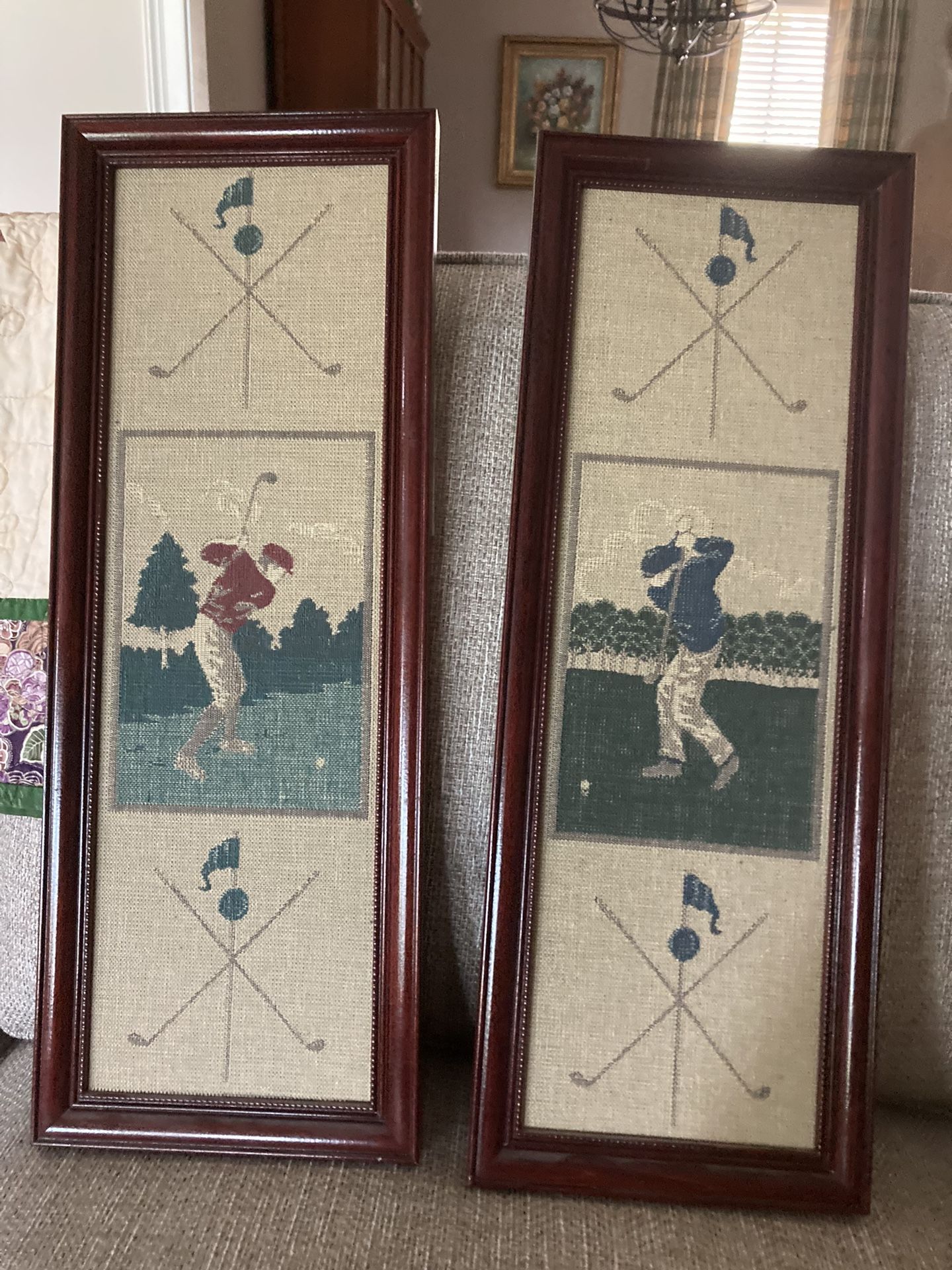 Golf Themed Wall Hangings