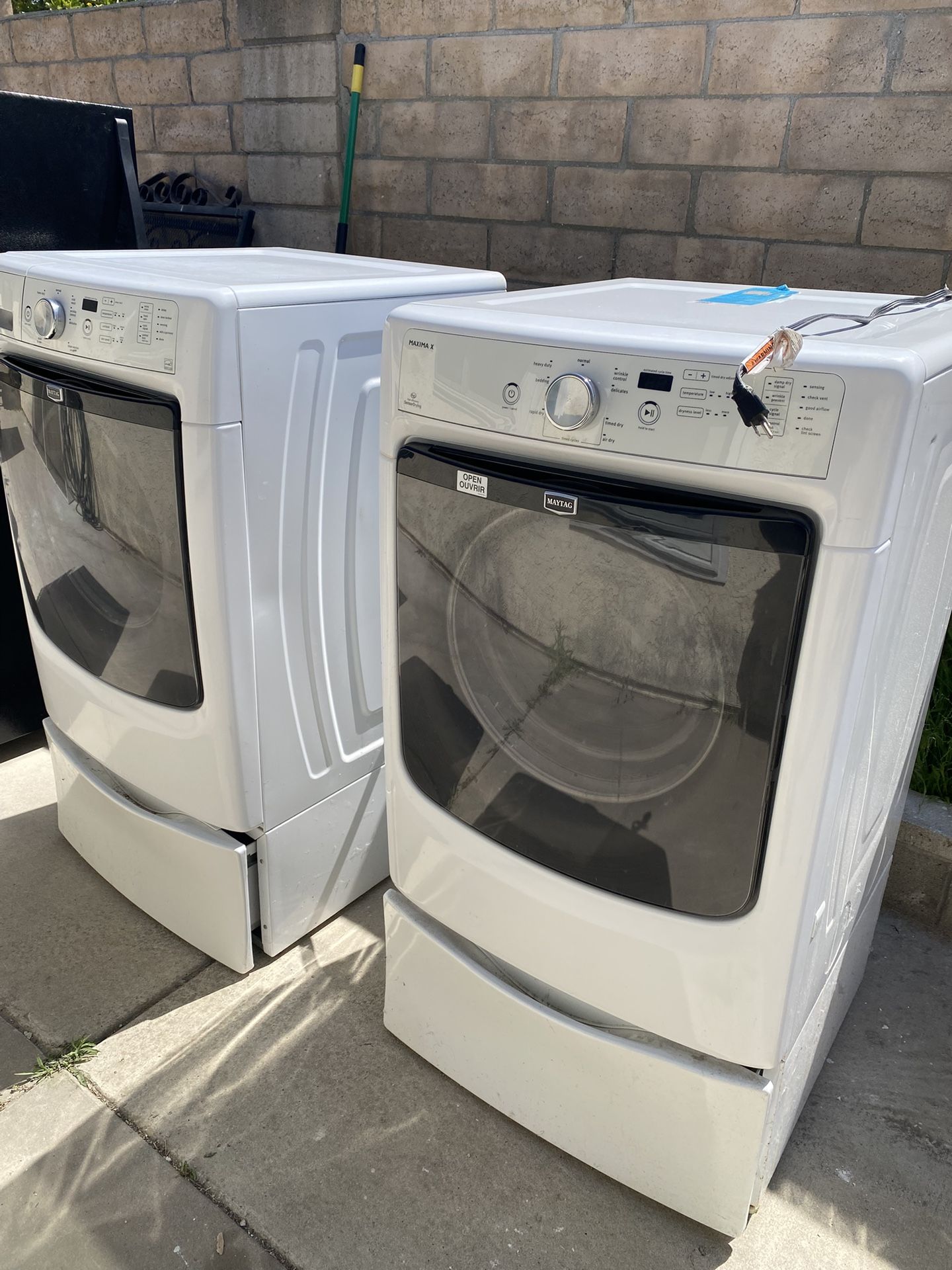 Maytag Maxima X Washer & Dryer