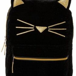 Kitty Backpack Velveteen Kitty Backpack