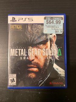 Metal Gear Solid Delta Snake Eater PS5 Tactical Edition