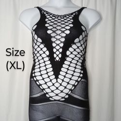 Seamless Fishnet Cut Out Dresses Plus Size (XL) $5/Each