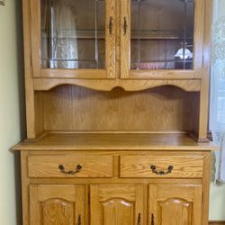 Oak Hutch
