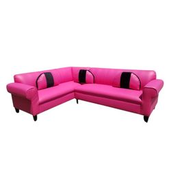 Brand NEW 7X9FT Sectional Sofas Pink LEATHER. Custom Made Available