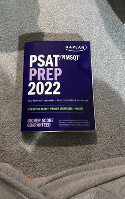 Kaplan PSAT prep book 2022