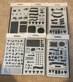Lot Of Planner / BuJo Stamps Stencils for Sale in Bothell, WA - OfferUp