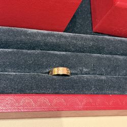 Cartier love ring classic model in rose gold