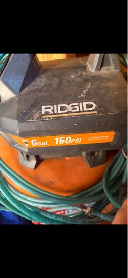 Rigid air compressor 6 gallon