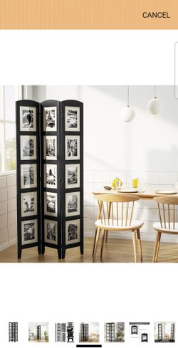 3 PANEL PHOTO ROOM DIVIDER - BEAUTIFUL - NEW - $80