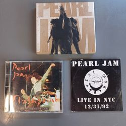 PJ 10 box set, flashpoint with the Doors rare, live NYC-CD's 