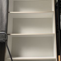 Free White Bookshelf (27” x 69”x10”)