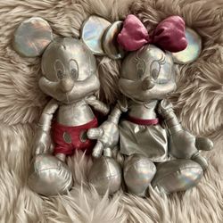 Disney 100th Anniversary Minnie & Mickey Plush