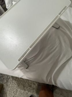 White Folding Laptop Bed Tray Table / Lap Desk