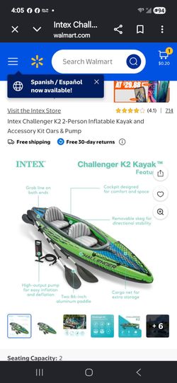 Challenger intex blow up kayak