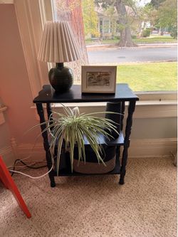 Small Black Side Table
